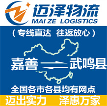 嘉善到武鳴縣物流公司_嘉善物流到武鳴縣_嘉善至武鳴縣物流專(zhuān)線-邁澤